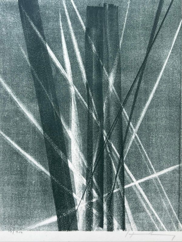 Homage to Hans Arp (Lithograph) - Hans HARTUNG