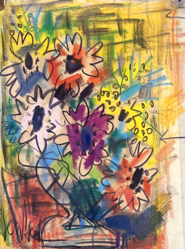 Bouquet de fleurs (Pastel (moderne)) -  GEN PAUL