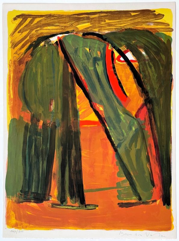 Wald (Farblithographie) - Bram   VAN VELDE