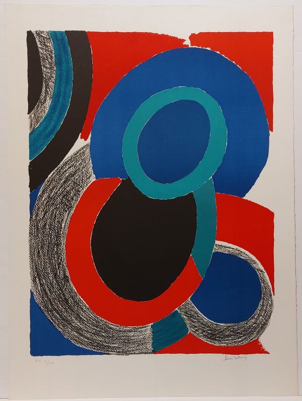 Vol de nuit (Lithographie) - Sonia DELAUNAY