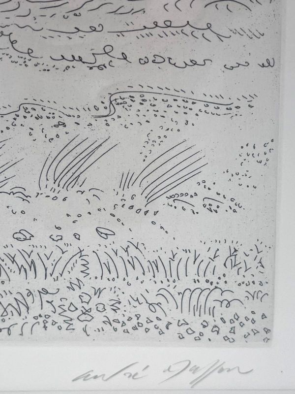 La jeunesse d'Isis (Eau-forte) - André  MASSON