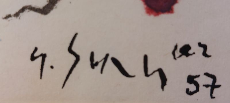 Sans titre (Technique mixte (moderne)) - Gustave  SINGIER
