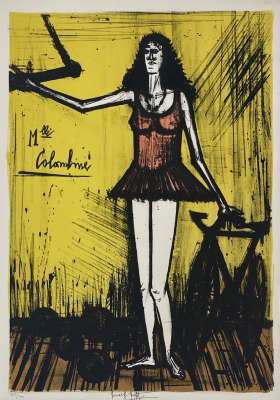 Mademoiselle Colombine (Lithograph) - Bernard BUFFET