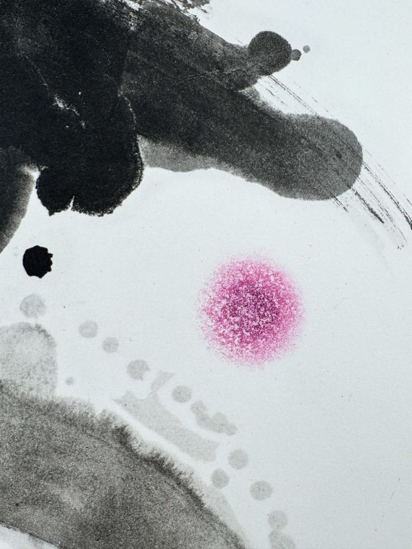The riddled angel (Aquatint) — Joan MIRO — Detail view