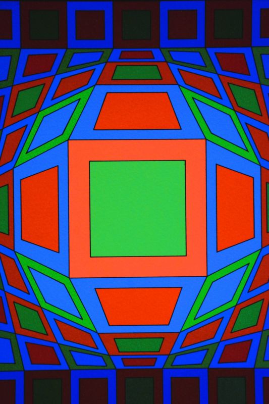 Microcosmos (Sérigraphie) - Victor  VASARELY