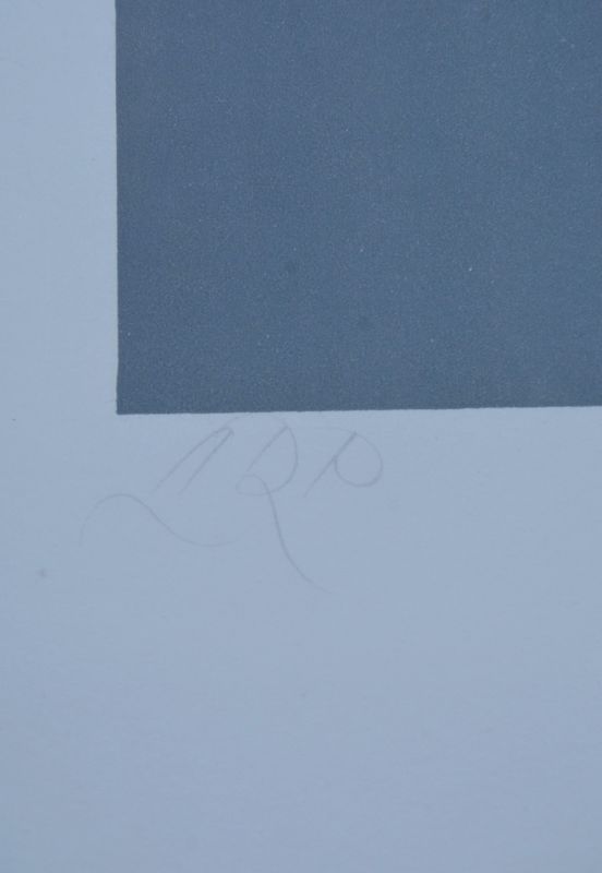 Formas simétricas con copos aleatorios (Litografía) - Hans ARP