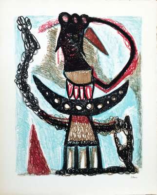 Sans titre (Lithographie) - Jean-Michel ATLAN