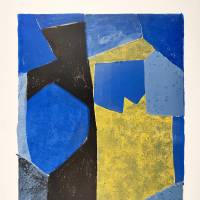 Blue, black and yellow composition (Lithograph) — Serge POLIAKOFF — Front view