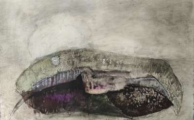 Reptile (Gouache (contemporary)) - Véronique NEROU