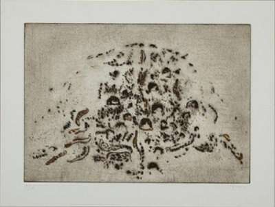 "Colline Dalmate" (Etching and aquatint) - Zoran  MUSIC