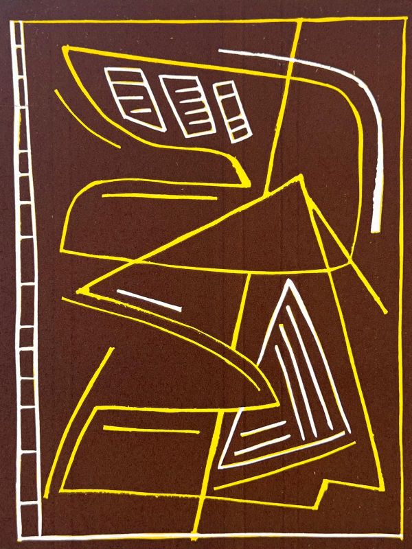 Alberto Magnelli // Hommage &agrave; Hans Arp (Farblithographie) -  Artistes Divers