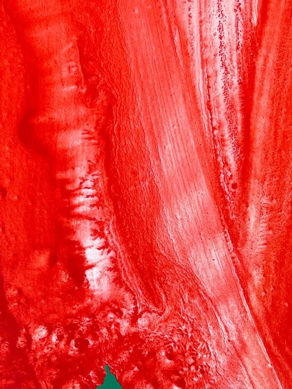 Xian rouge et orange (Litografía) - Olivier DEBRE