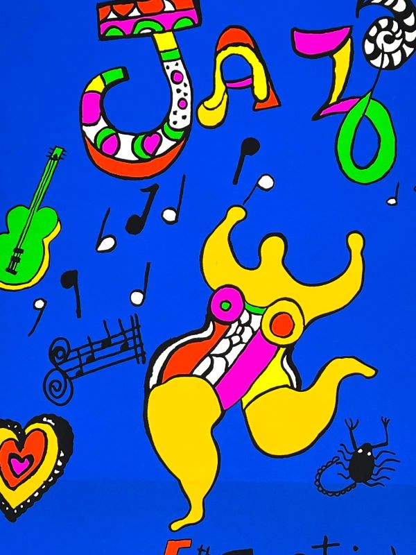 Montreux Detroit Jazz 5th Festival (Nana jaune) (Sérigraphie) - Niki DE SAINT PHALLE