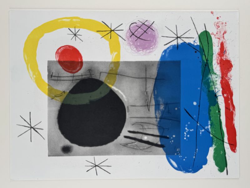 Derri&egrave;re le Miroir (Lithograph) - Joan  MIRO