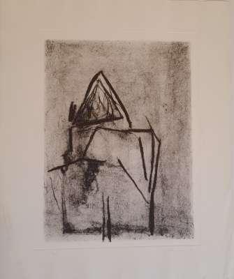 Sans titre (Etching and aquatint) - Giuseppe  SANTOMASO