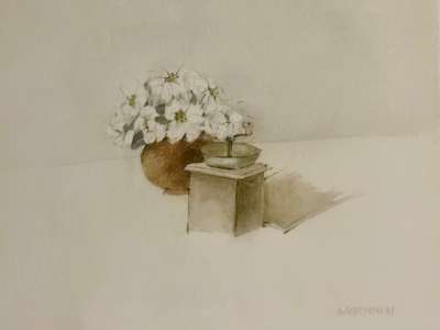 L'autre moulin à café (Aquarelle (contemporain)) - Annapia ANTONINI