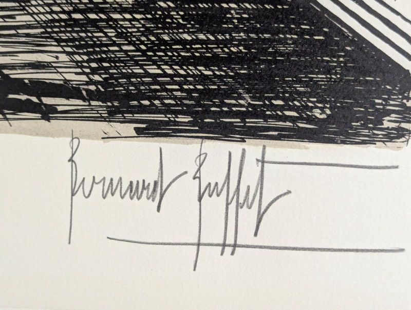 Saint Marc et le Campanile (Lithographie) - Bernard BUFFET