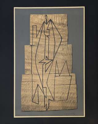 Gordes Tabor (Farblithographie) - Victor  VASARELY