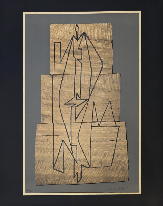 Gordes Tabor (Farblithographie) - Victor  VASARELY