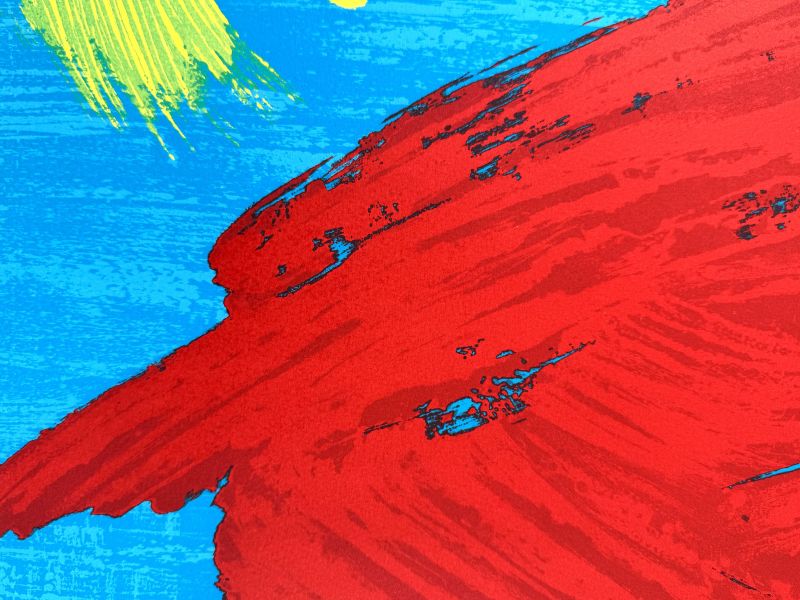 Abstract composition II (Lithograph) — Gérard SCHNEIDER — Detail view