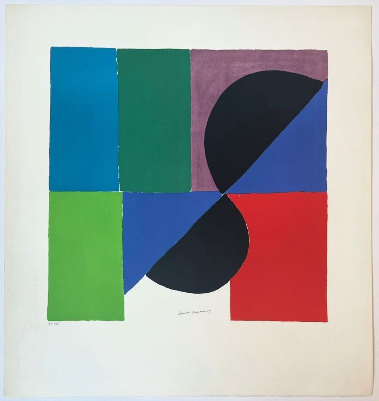 Nocturne matinale (Lithographie) - Sonia DELAUNAY