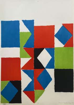 Rythme-couleur (Lithographie) - Sonia DELAUNAY