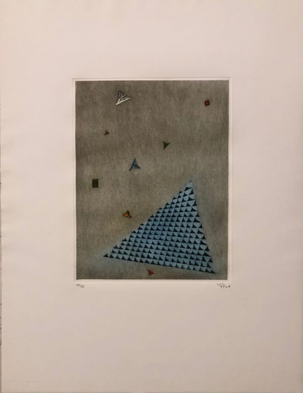 Arrangement of the triangles (Engraving) - Arthur Luiz  PIZA