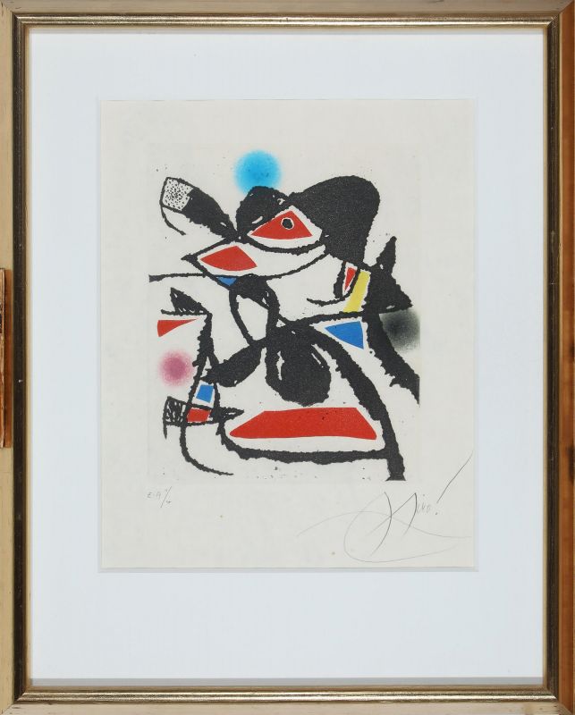 The hammer without a master, plate XII (Etching and aquatint) - Joan  MIRO