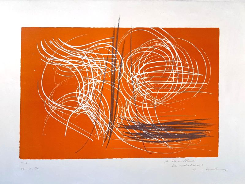 L1971-4 (Zincographies) - Hans HARTUNG