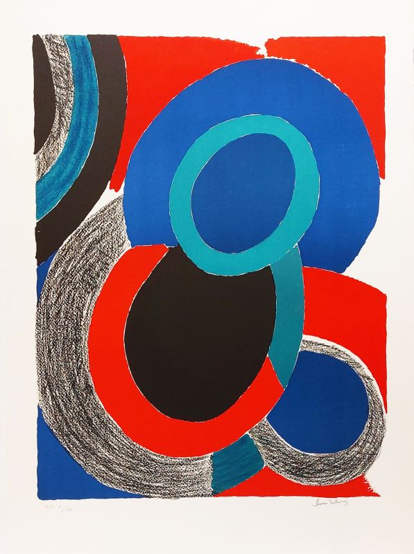 Vol de nuit (Lithographie) - Sonia DELAUNAY
