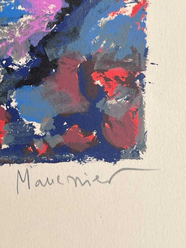Le Ravin (Farblithographie) - Alfred  MANESSIER