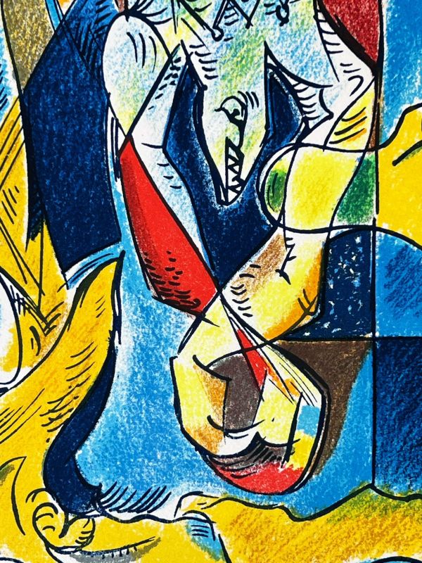 The work of chance (Lithograph) - André  MASSON