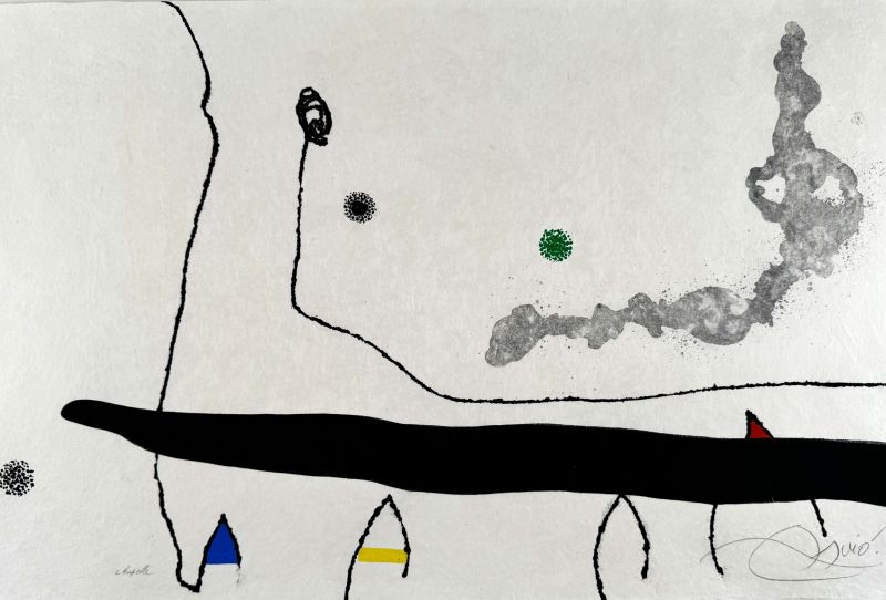 Le marteau sans maître (planche XXIII) (Radierung und Aquatinta) — Joan MIRO — Vorderansicht