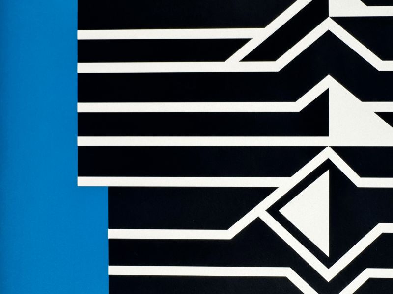 Les années Cinquante (Sérigraphie) — Victor VASARELY — Zoom détail