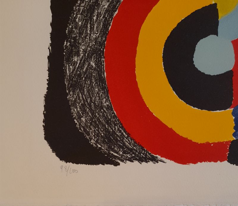 Rencontre (Lithographie) - Sonia DELAUNAY-TERK