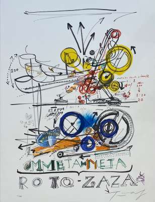 Meta-Meta, Roto-Zaza (Mischtechnik (Modern)) - Jean TINGUELY