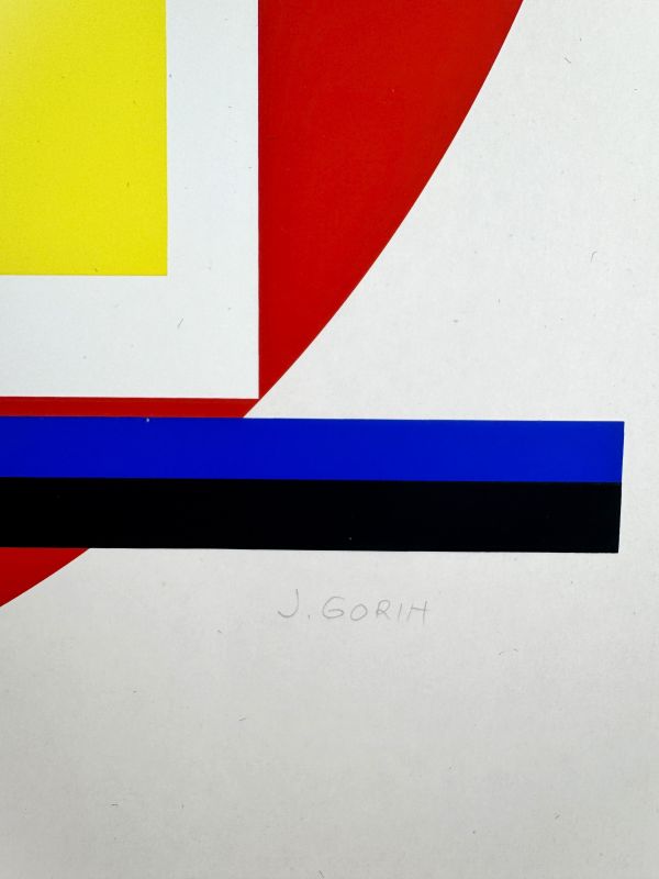 Constructions Plan (Sérigraphie) - Jean GORIN