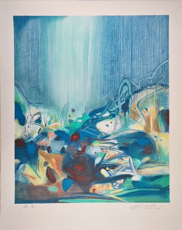 Toute Coude (Lithograph) - Teh-Chun CHU
