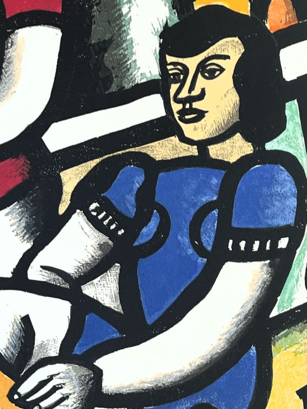 Le campeur (Grabado) - Fernand LEGER