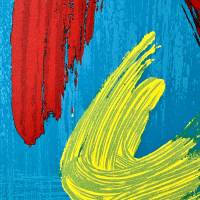 Abstract composition II (Lithograph) — Gérard SCHNEIDER — Detail view