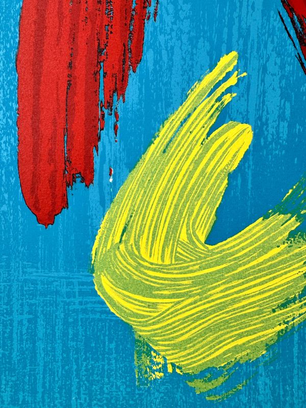 Abstract composition II (Lithograph) — Gérard SCHNEIDER — Detail view