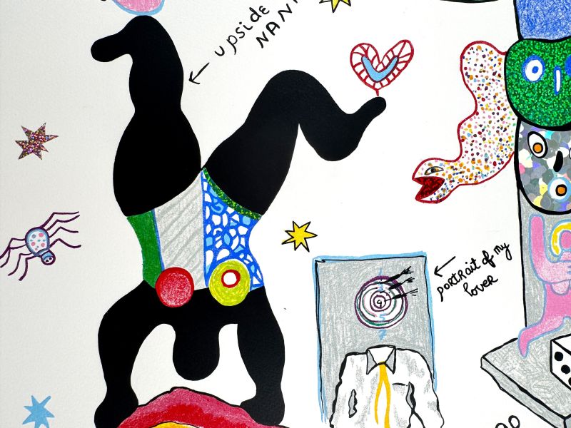 Totem (Farblithographie) - Niki DE SAINT PHALLE