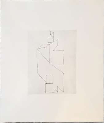 Gordes Synthèse (Grabado) - Victor  VASARELY
