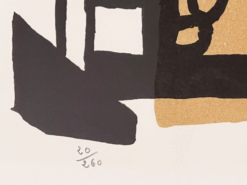 Les constructeurs (Litografía) - Fernand LEGER