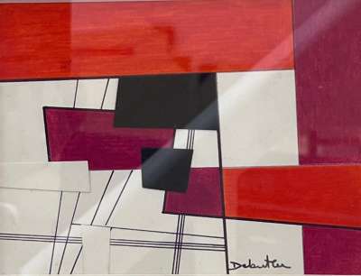 Sans titre (Collage) - Jacqueline DEBUTLER