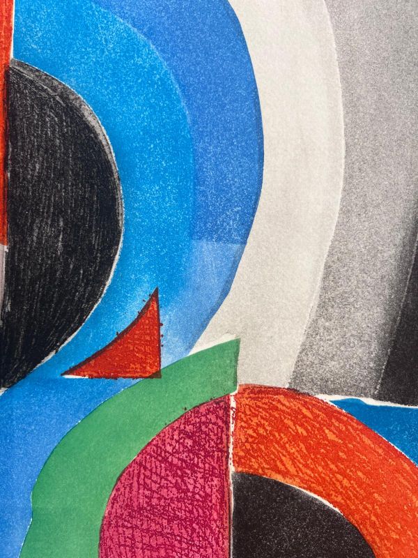 Plougastel (Aguafuerte y aguatinta) - Sonia DELAUNAY