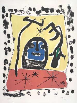 Exposition à la Galerie Matarasso, Nice, 1957 (Lithographie) - Joan  MIRO