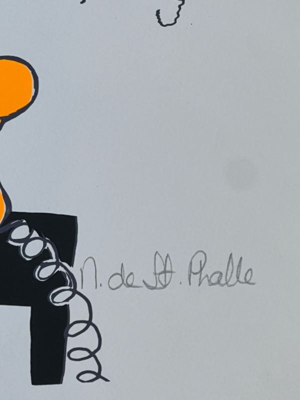 Nana Power : Tea time (planche XIV) (Sérigraphie) - Niki DE SAINT PHALLE