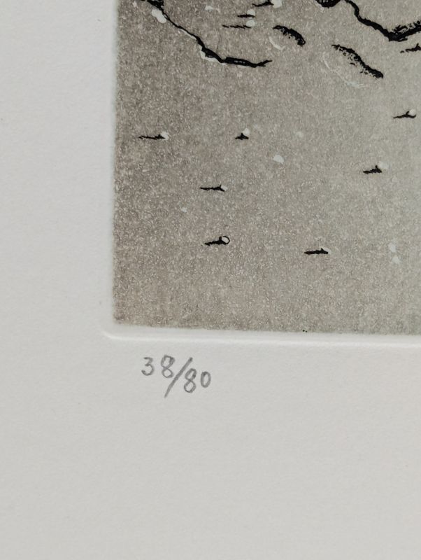 ASADA Hiroshi (1931-1997) // Sans titre (Aguatinta) -  Artistes Divers