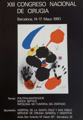 Congreso Nacional de Cirugia (Plakat) - Joan  MIRO